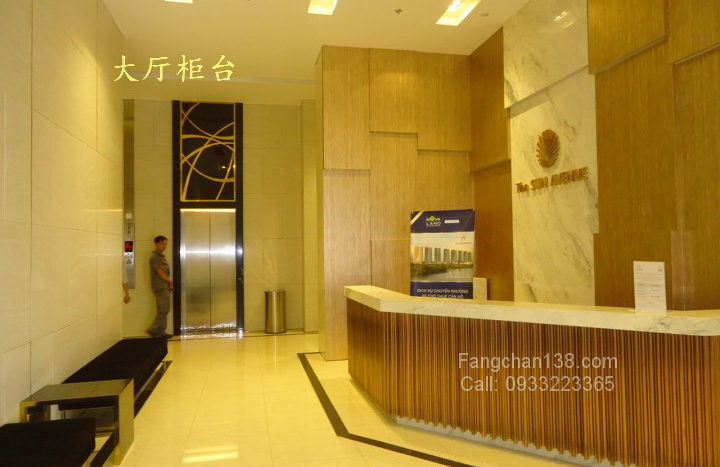 胡志明市Sun Avenue办公室出租的大厅柜台